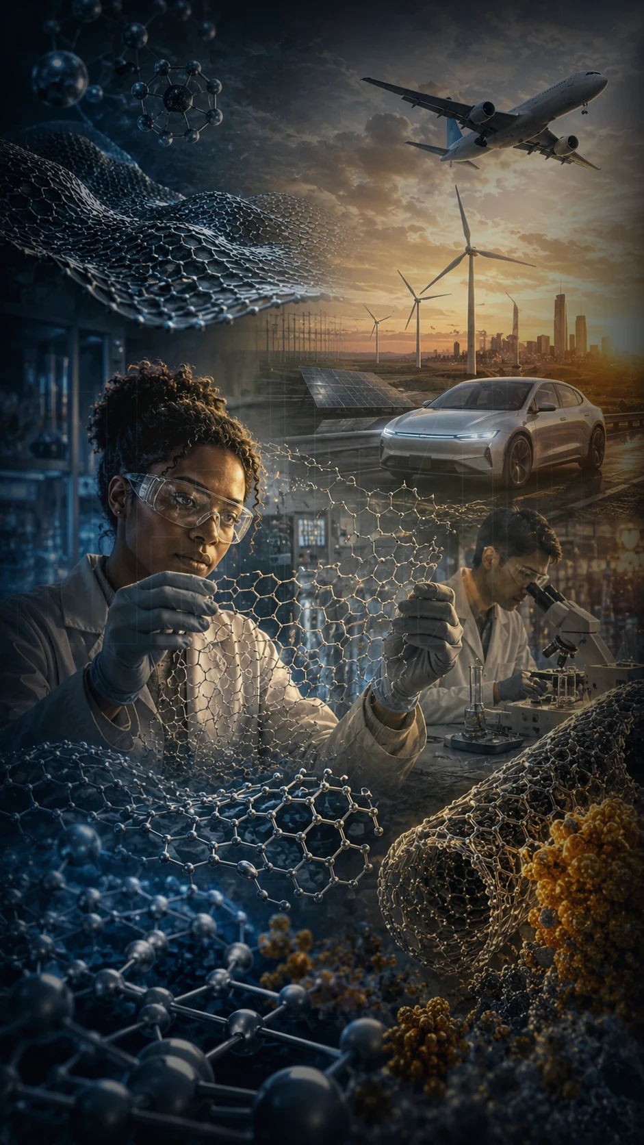 A diverse research team developing advanced materials, autonomous transport, aircraft and clean technology.